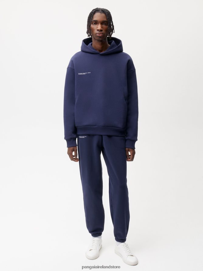 Women Pangaia Clothes Signature Track Pants TT8Z42303 Navy Blue