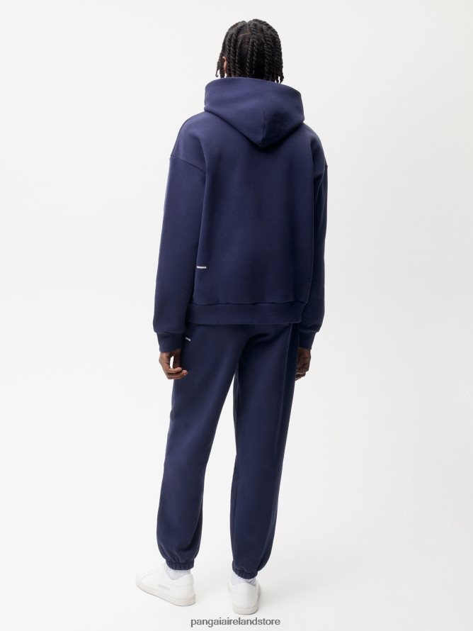 Women Pangaia Clothes Signature Track Pants TT8Z42303 Navy Blue