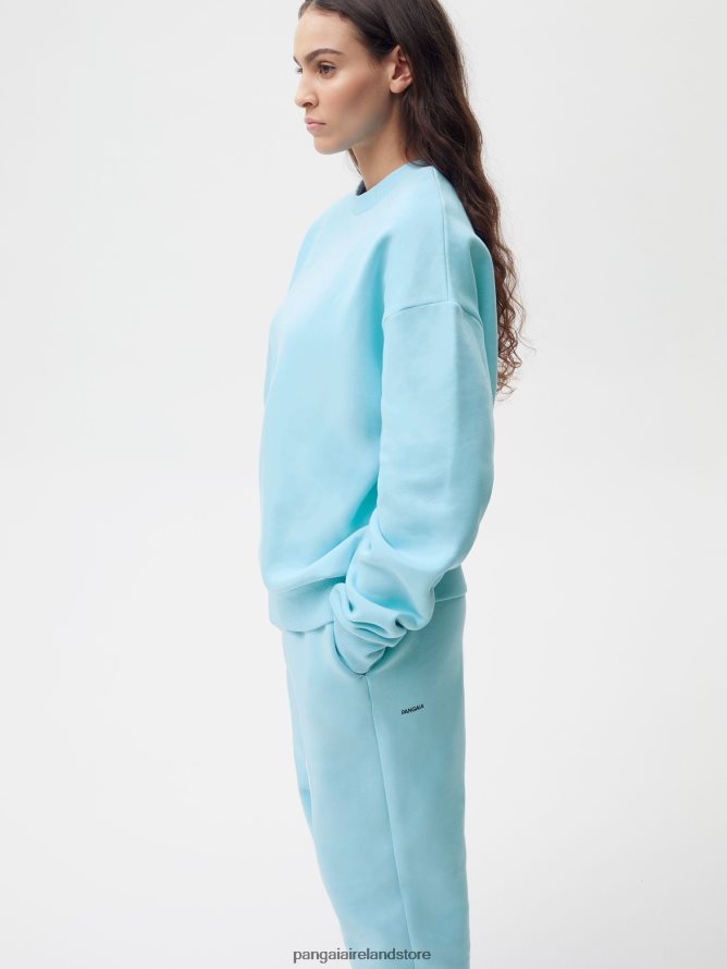 Women Pangaia Clothes Signature Track Pants TT8Z42311 Celestial Blue