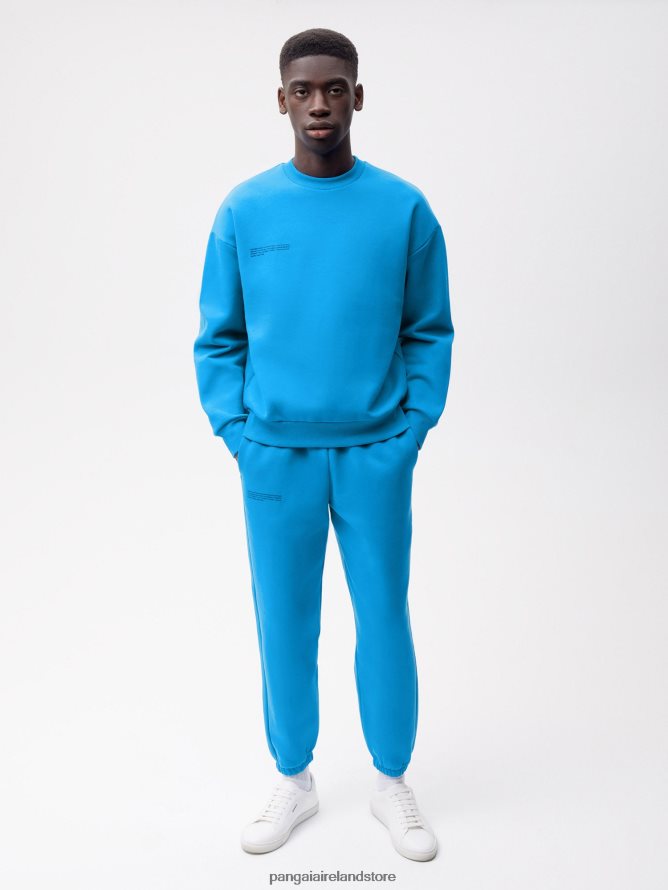 Women Pangaia Clothes Signature Track Pants TT8Z42339 Cerulean Blue