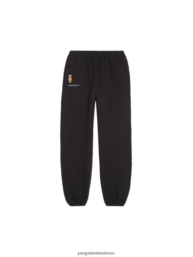 Women Pangaia Clothes X Haroshi Be@Rbrick Recycled Cotton Track Pants TT8Z42366 Black