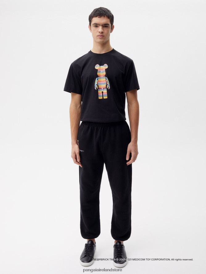 Women Pangaia Clothes X Haroshi Be@Rbrick Recycled Cotton Track Pants TT8Z42366 Black