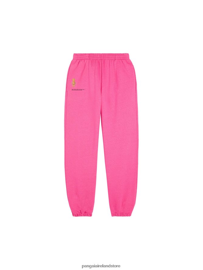 Women Pangaia Clothes X Haroshi Be@Rbrick Recycled Cotton Track Pants TT8Z42368 Flamingo Pink