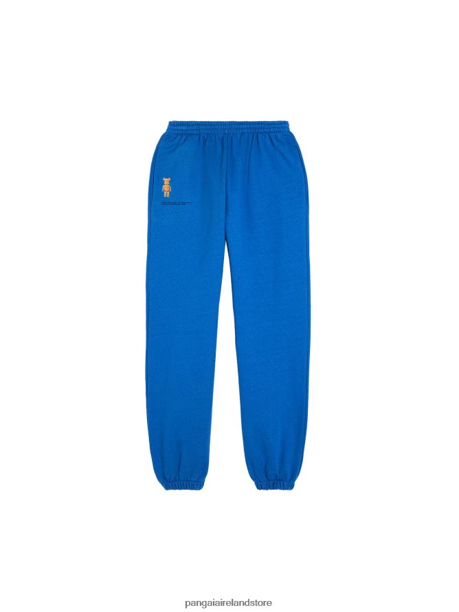 Women Pangaia Clothes X Haroshi Be@Rbrick Recycled Cotton Track Pants TT8Z42370 Cobalt Blue