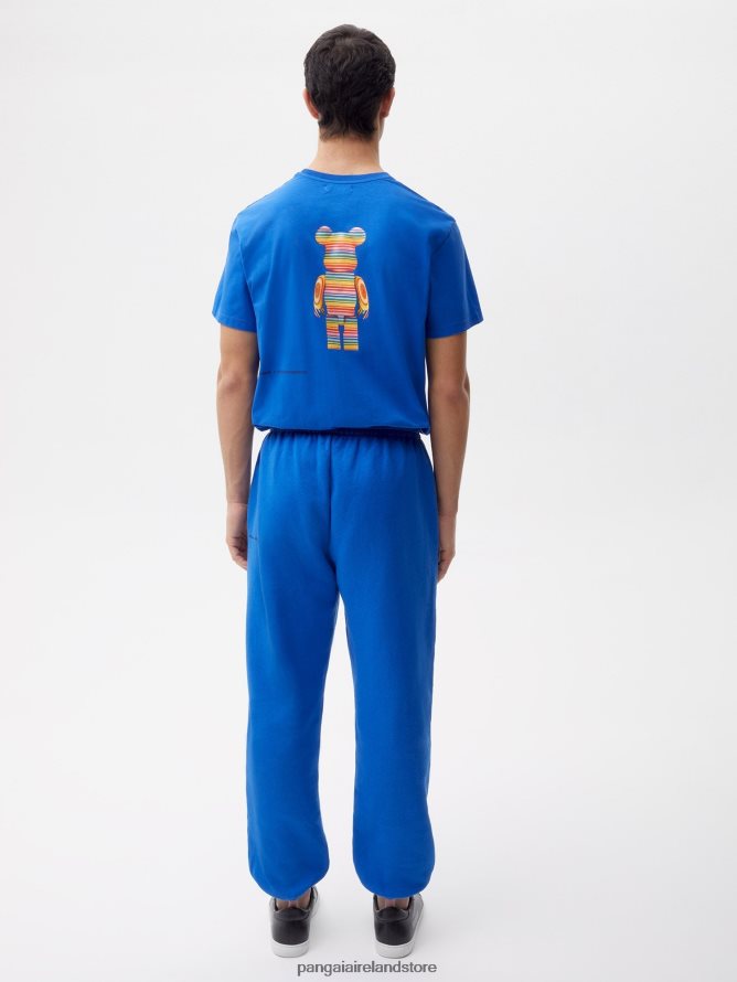 Women Pangaia Clothes X Haroshi Be@Rbrick Recycled Cotton Track Pants TT8Z42370 Cobalt Blue