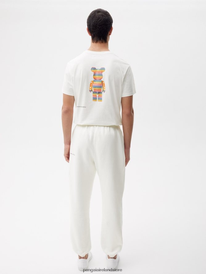 Women Pangaia Clothes X Haroshi Be@Rbrick Recycled Cotton Track Pants TT8Z42371 Off-White