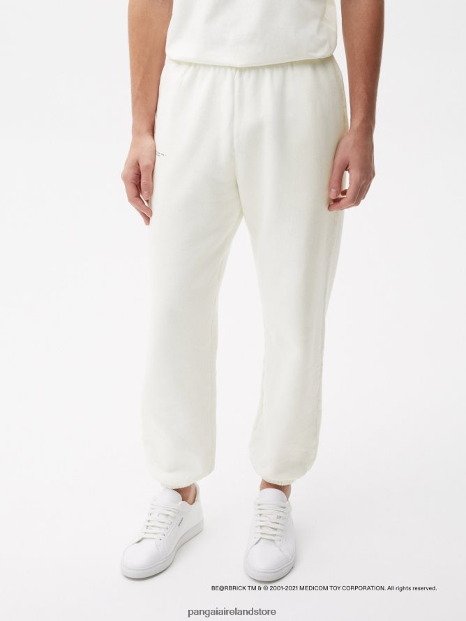 Women Pangaia Clothes X Haroshi Be@Rbrick Recycled Cotton Track Pants TT8Z42371 Off-White