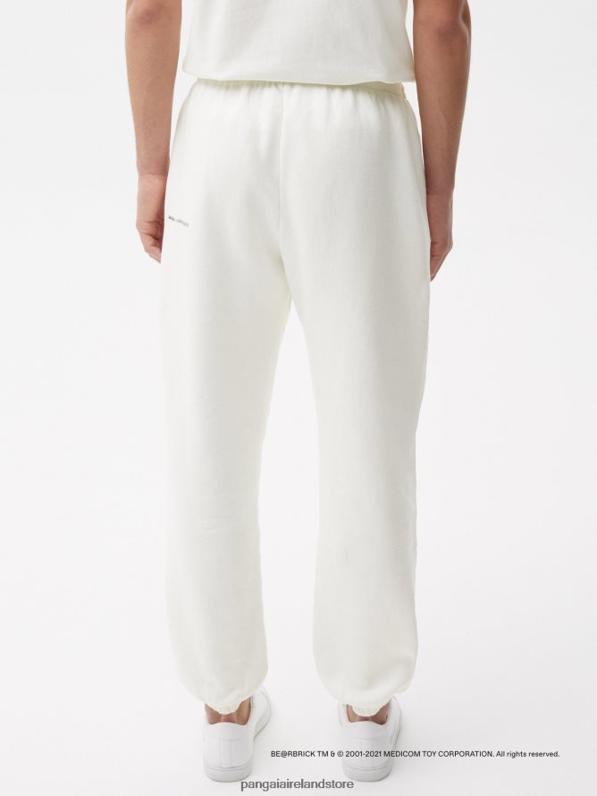 Women Pangaia Clothes X Haroshi Be@Rbrick Recycled Cotton Track Pants TT8Z42371 Off-White