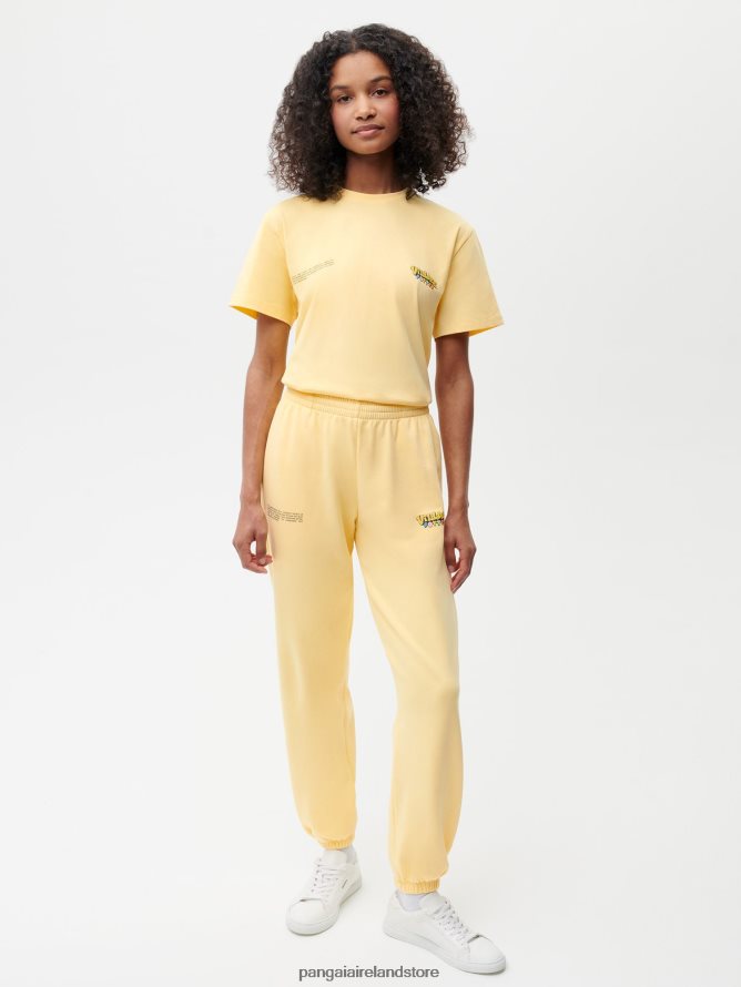 Women Pangaia Clothes X Roberto Lugo 365 Track Pants TT8Z42358 Buttercup Yellow