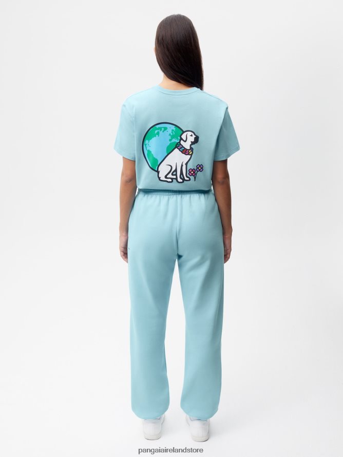 Women Pangaia Clothes X Victor Victor Signature Track Pants TT8Z42365 Celestial Blue