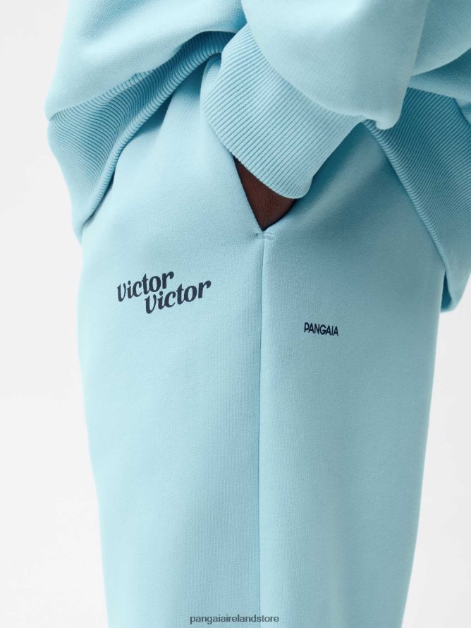 Women Pangaia Clothes X Victor Victor Signature Track Pants TT8Z42365 Celestial Blue