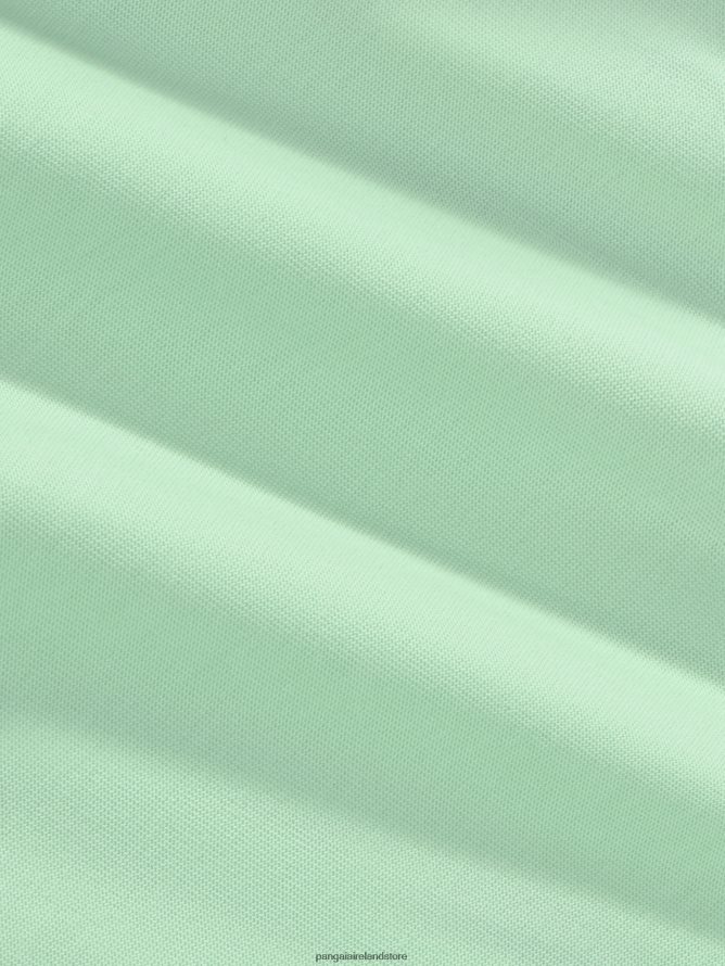 Women Pangaia Clothes Organic Cotton Pajama Shirt TT8Z42430 Lagoon Green