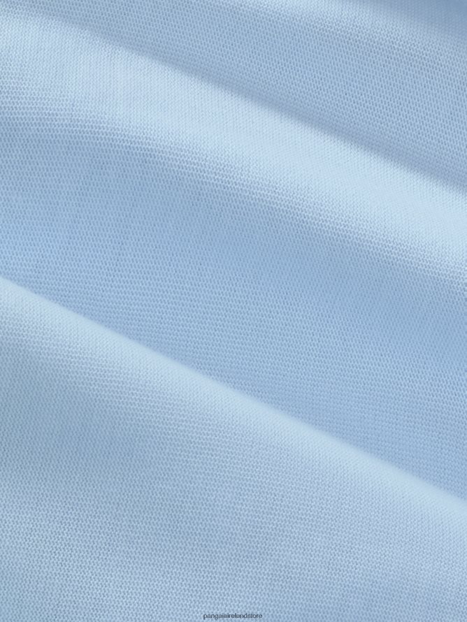 Women Pangaia Clothes Organic Cotton Pajama Shirt TT8Z42437 Moonstone Blue