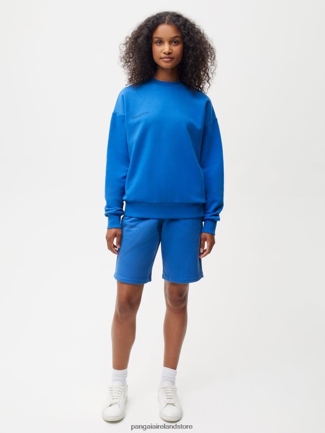 Women Pangaia Clothes 365 Long Shorts TT8Z42224 Cobalt Blue