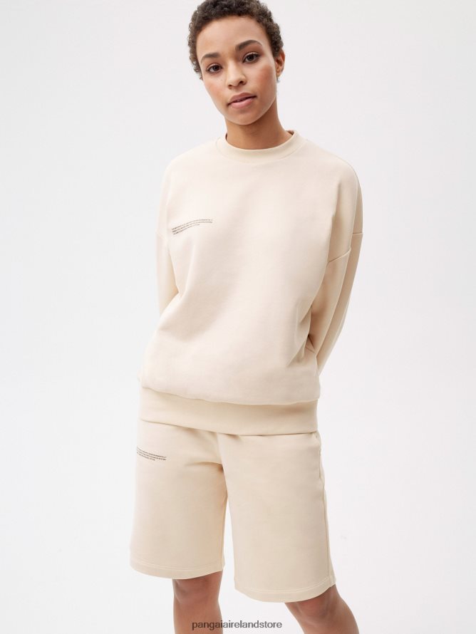 Women Pangaia Clothes 365 Long Shorts TT8Z42252 Sand