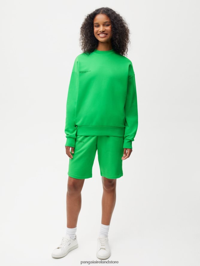 Women Pangaia Clothes 365 Long Shorts TT8Z42258 Jade Green