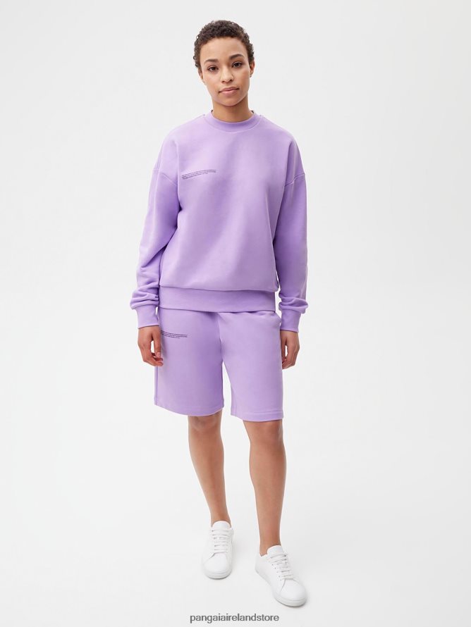 Women Pangaia Clothes 365 Long Shorts TT8Z42259 Orchid Purple