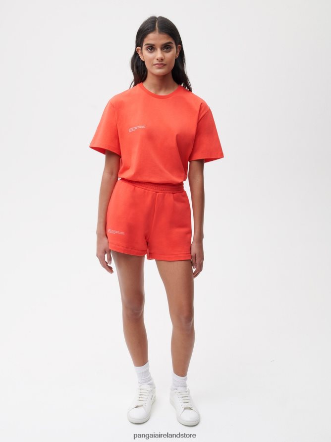 Women Pangaia Clothes 365 Shorts TT8Z42261 Dragon Fruit Red