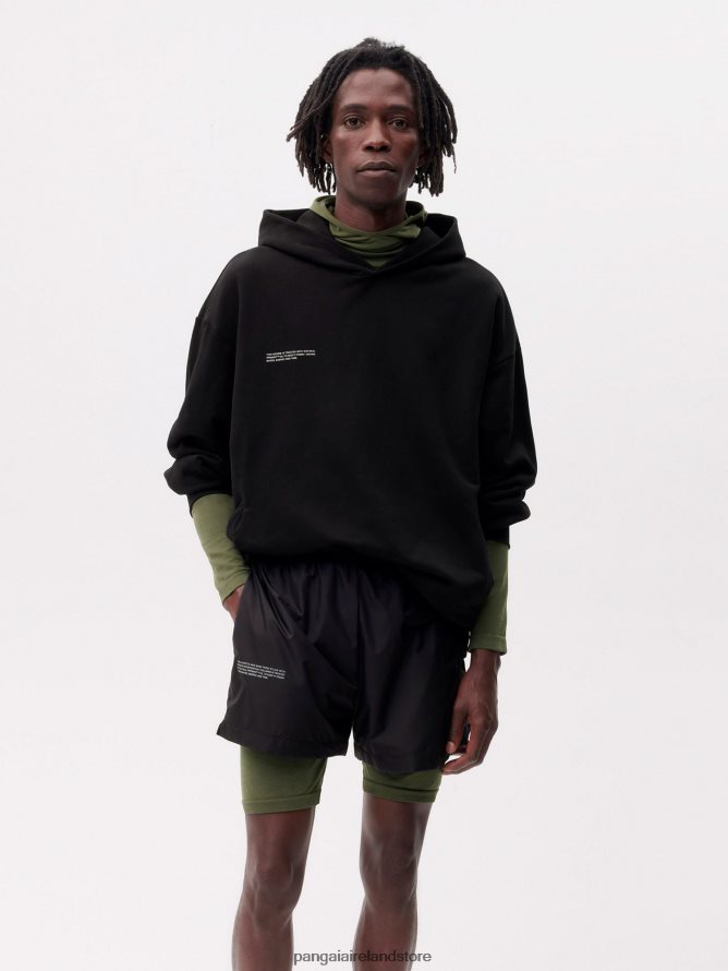 Women Pangaia Clothes Enhanced Degradation Nylon Shorts TT8Z42239 Black