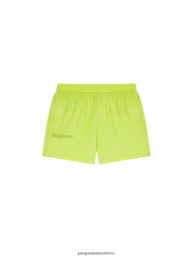 Women Pangaia Clothes Enhanced Degradation Nylon Shorts TT8Z42271 Lime Green