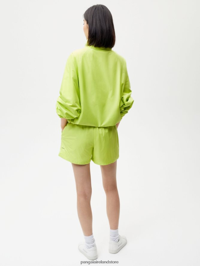 Women Pangaia Clothes Enhanced Degradation Nylon Shorts TT8Z42271 Lime Green
