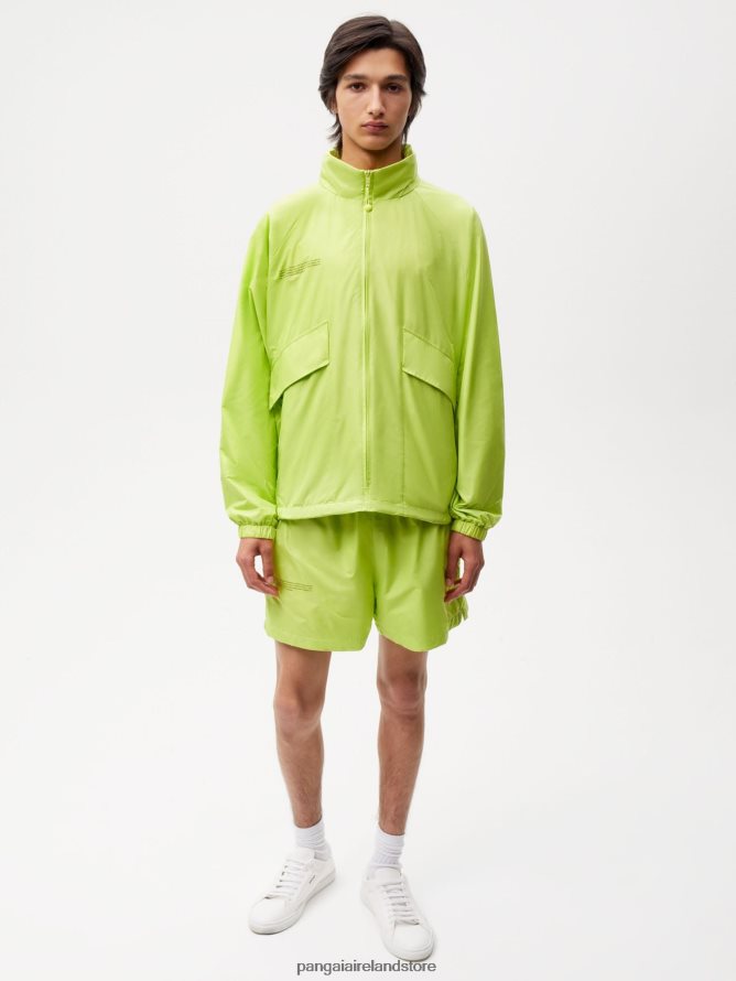 Women Pangaia Clothes Enhanced Degradation Nylon Shorts TT8Z42271 Lime Green