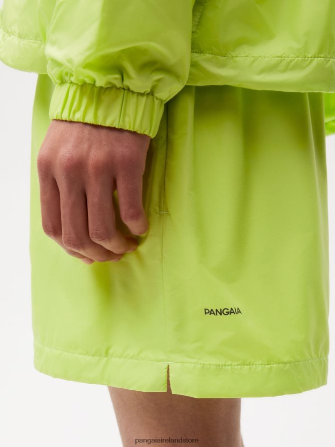 Women Pangaia Clothes Enhanced Degradation Nylon Shorts TT8Z42271 Lime Green