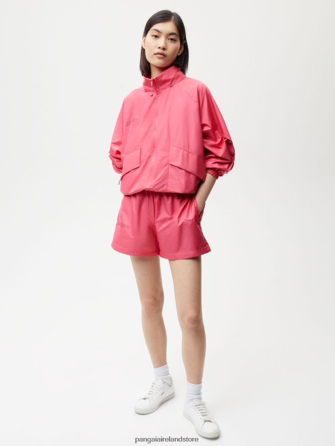 Women Pangaia Clothes Enhanced Degradation Nylon Shorts TT8Z42276 Lotus Pink