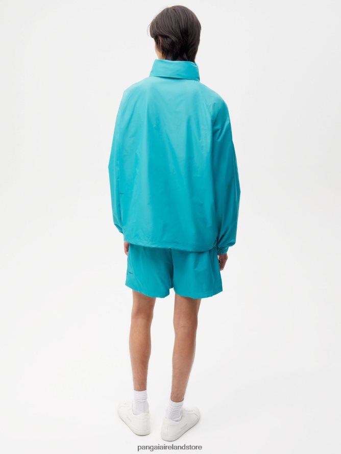 Women Pangaia Clothes Enhanced Degradation Nylon Shorts TT8Z42281 Peacock Blue