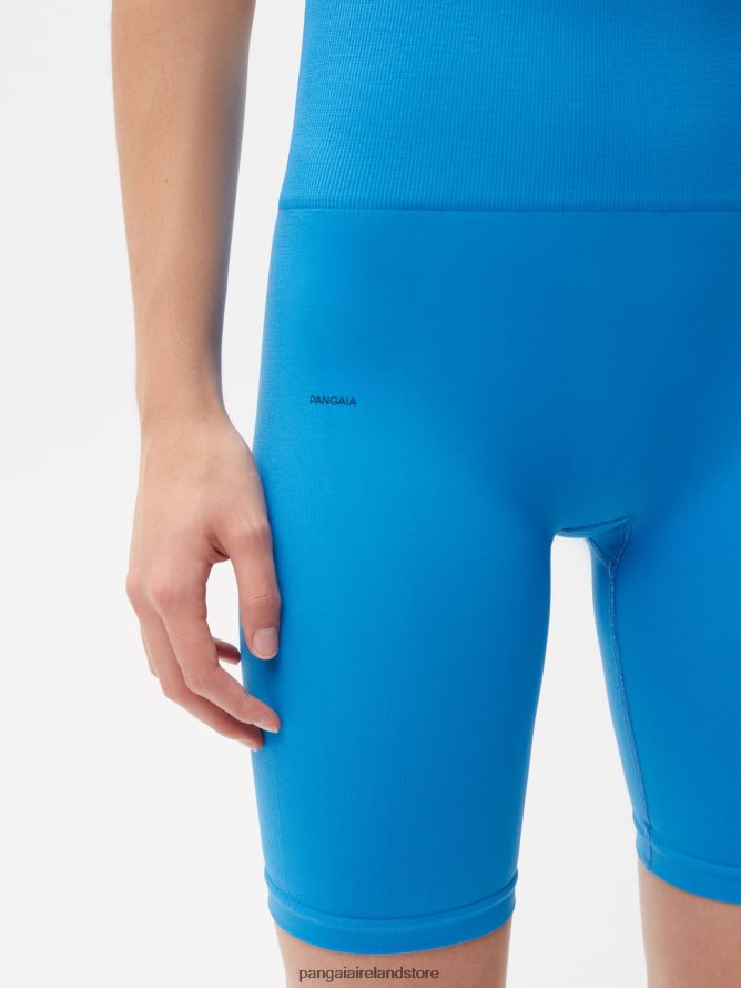 Women Pangaia Clothes Motion Shorts TT8Z42287 Cerulean Blue