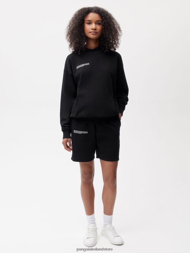 Women Pangaia Clothes Organic Cotton Knit Shorts TT8Z42226 Black