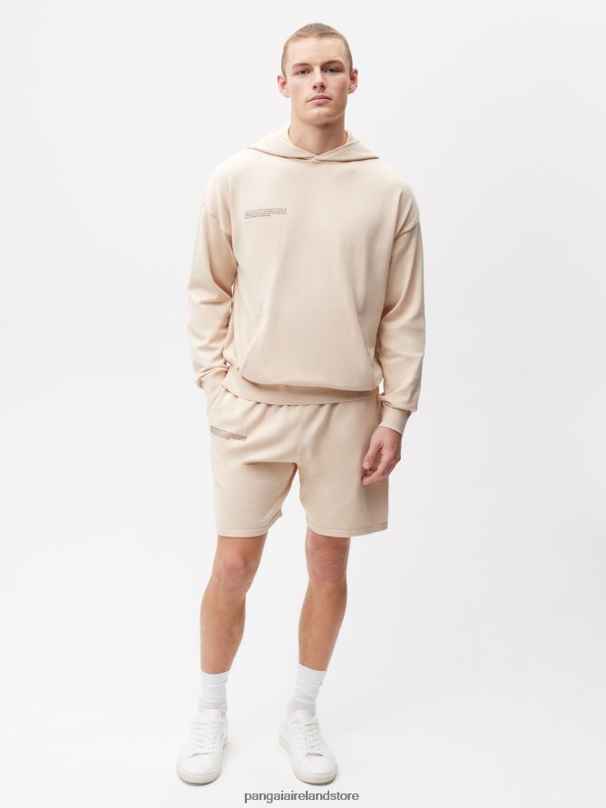 Women Pangaia Clothes Organic Cotton Knit Shorts TT8Z42269 Sand