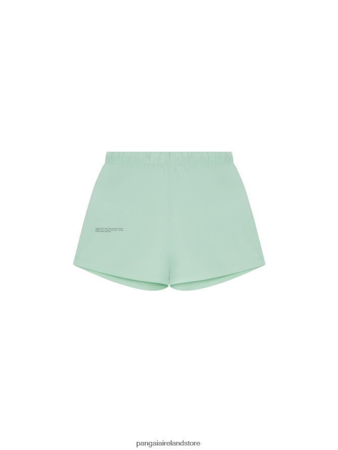 Women Pangaia Clothes Organic Cotton Pajama Loose Shorts TT8Z42428 Lagoon Green