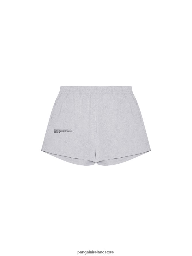 Women Pangaia Clothes Organic Cotton Pajama Loose Shorts With C-Fiber TT8Z42275 Grey Marl