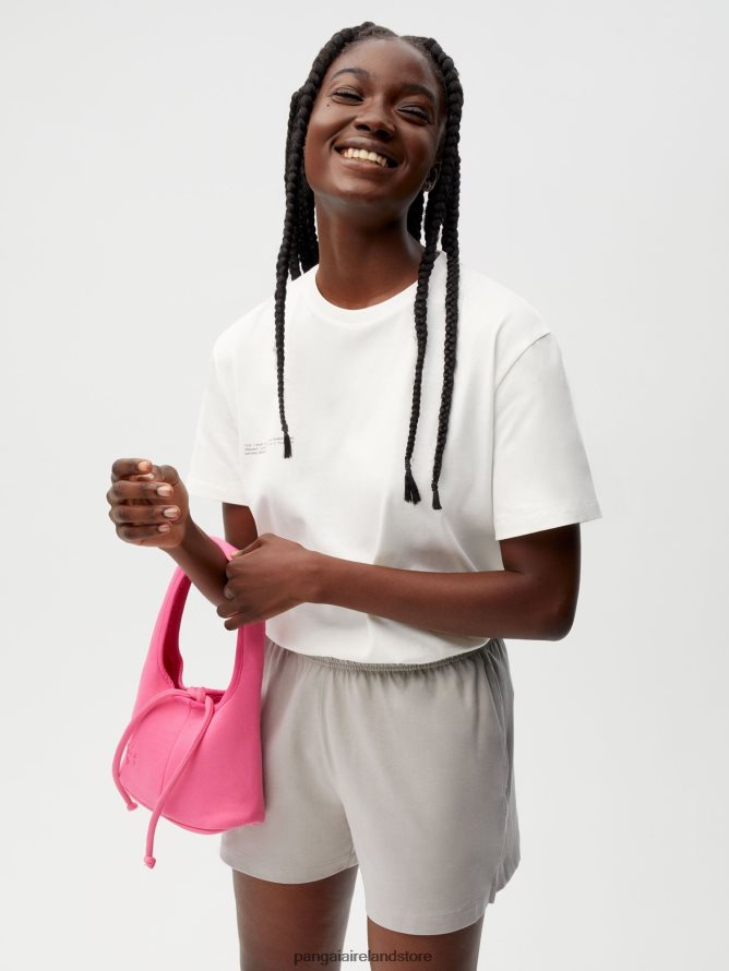 Women Pangaia Clothes Organic Cotton Pajama Shorts With C-Fiber TT8Z42434 Stone