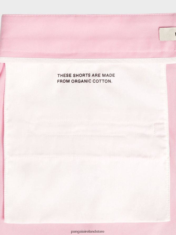 Women Pangaia Clothes Organic Cotton Tailored Shorts TT8Z42234 Sakura Pink