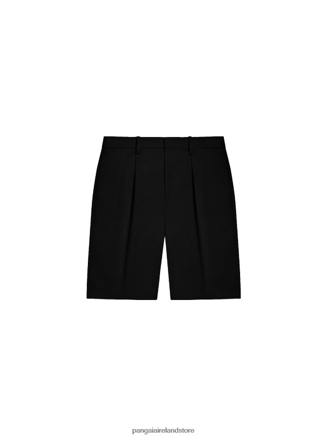 Women Pangaia Clothes Organic Cotton Tailored Shorts TT8Z42263 Black