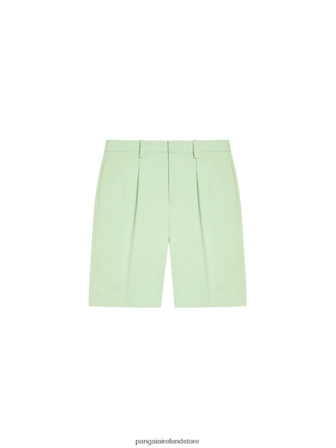 Women Pangaia Clothes Organic Cotton Tailored Shorts TT8Z42265 Pistachio