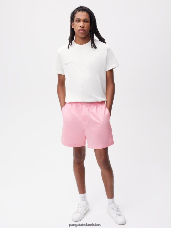 Women Pangaia Clothes Pineapple Long Shorts TT8Z42267 Sakura Pink