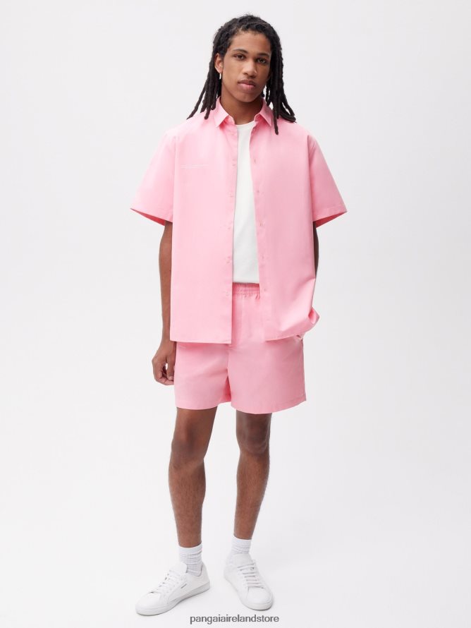 Women Pangaia Clothes Pineapple Long Shorts TT8Z42267 Sakura Pink