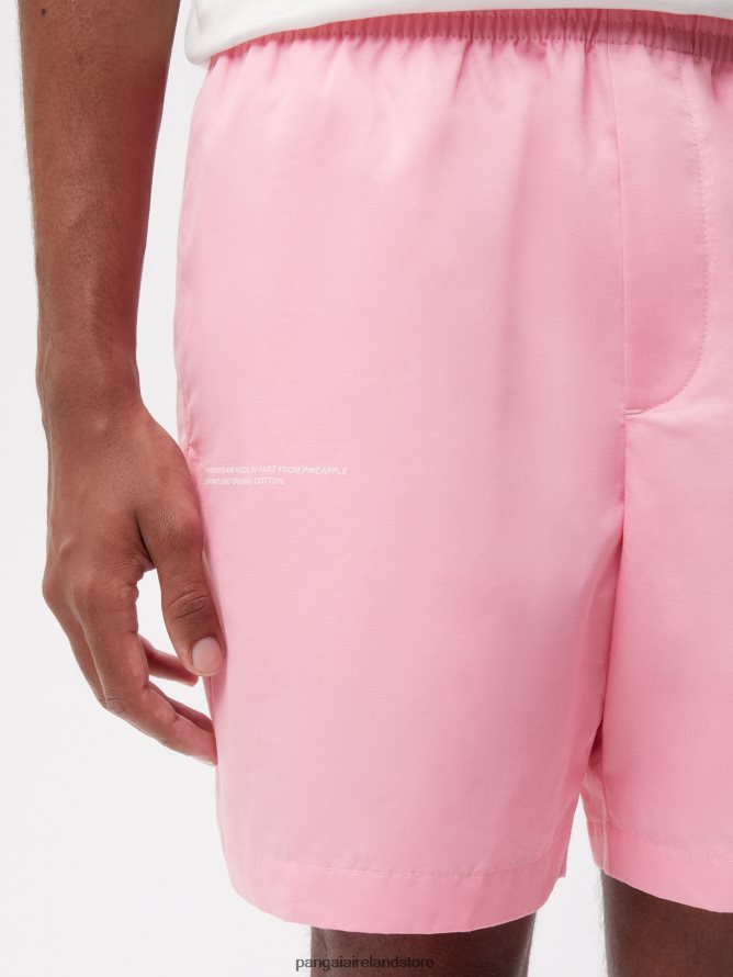 Women Pangaia Clothes Pineapple Long Shorts TT8Z42267 Sakura Pink