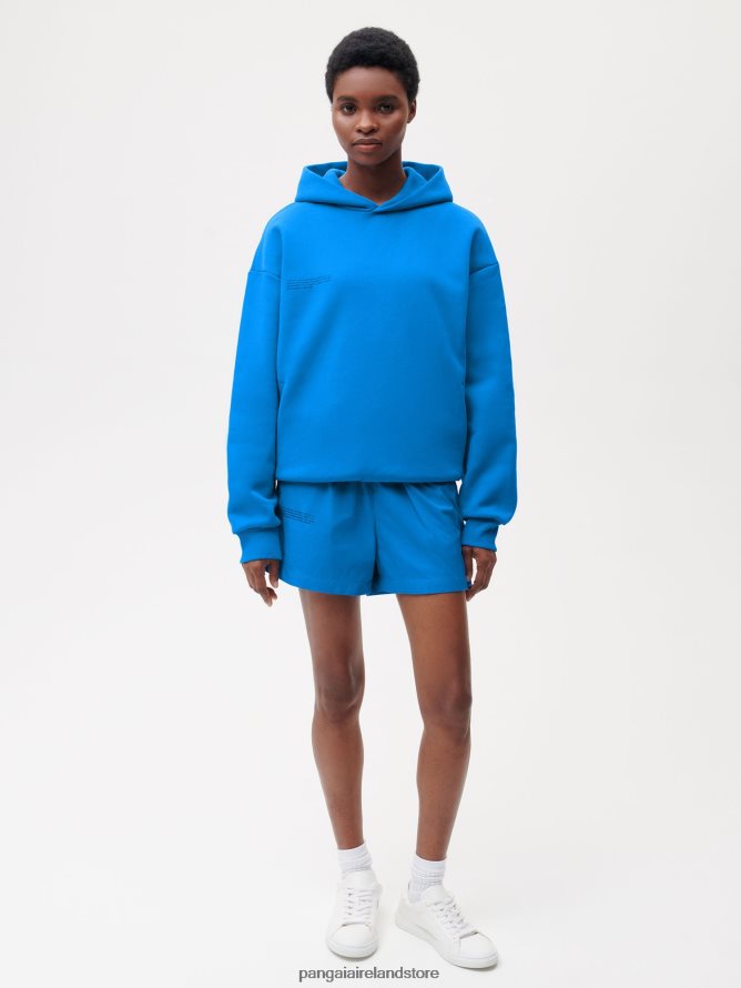 Women Pangaia Clothes Recycled Nylon Shorts TT8Z42240 Cerulean Blue