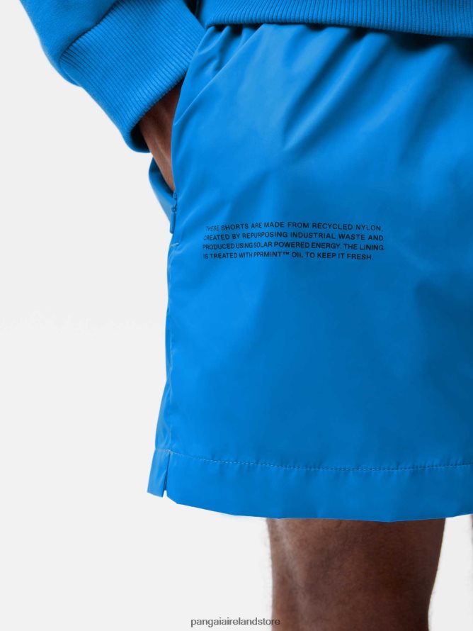 Women Pangaia Clothes Recycled Nylon Shorts TT8Z42240 Cerulean Blue