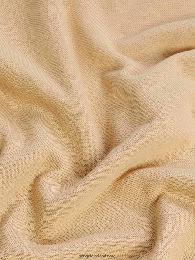 Women Pangaia Clothes Towelling Long Shorts TT8Z42243 Dark Sand