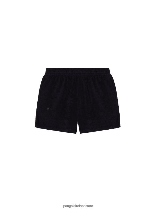 Women Pangaia Clothes Towelling Shorts TT8Z42284 Black