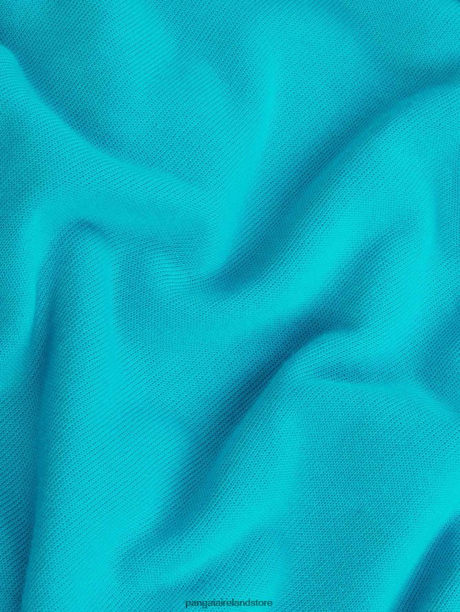 Women Pangaia Clothes Towelling Shorts TT8Z42288 Peacock Blue