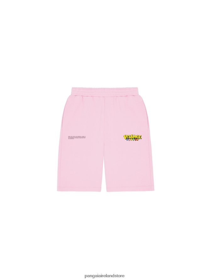Women Pangaia Clothes X Roberto Lugo 365 Long Shorts TT8Z42228 Funghi Pink