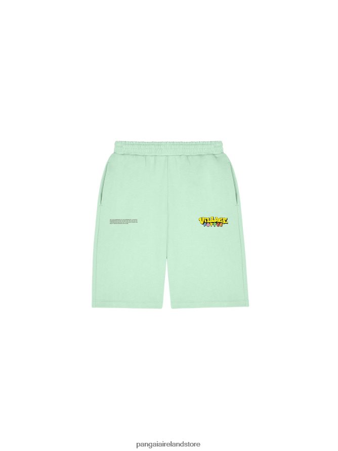 Women Pangaia Clothes X Roberto Lugo 365 Long Shorts TT8Z42279 Lagoon Blue