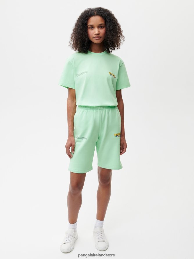 Women Pangaia Clothes X Roberto Lugo 365 Long Shorts TT8Z42279 Lagoon Blue