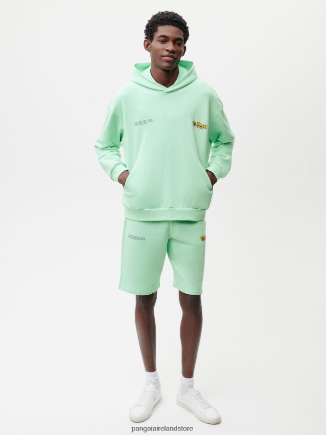 Women Pangaia Clothes X Roberto Lugo 365 Long Shorts TT8Z42279 Lagoon Blue